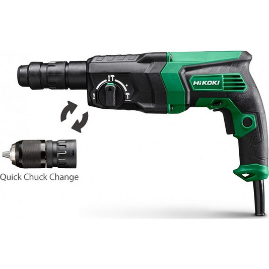 hikoki-dh26pmc-peristrofiko-skaptiko-pistoleto-reymatos-830w-me-sds-plus